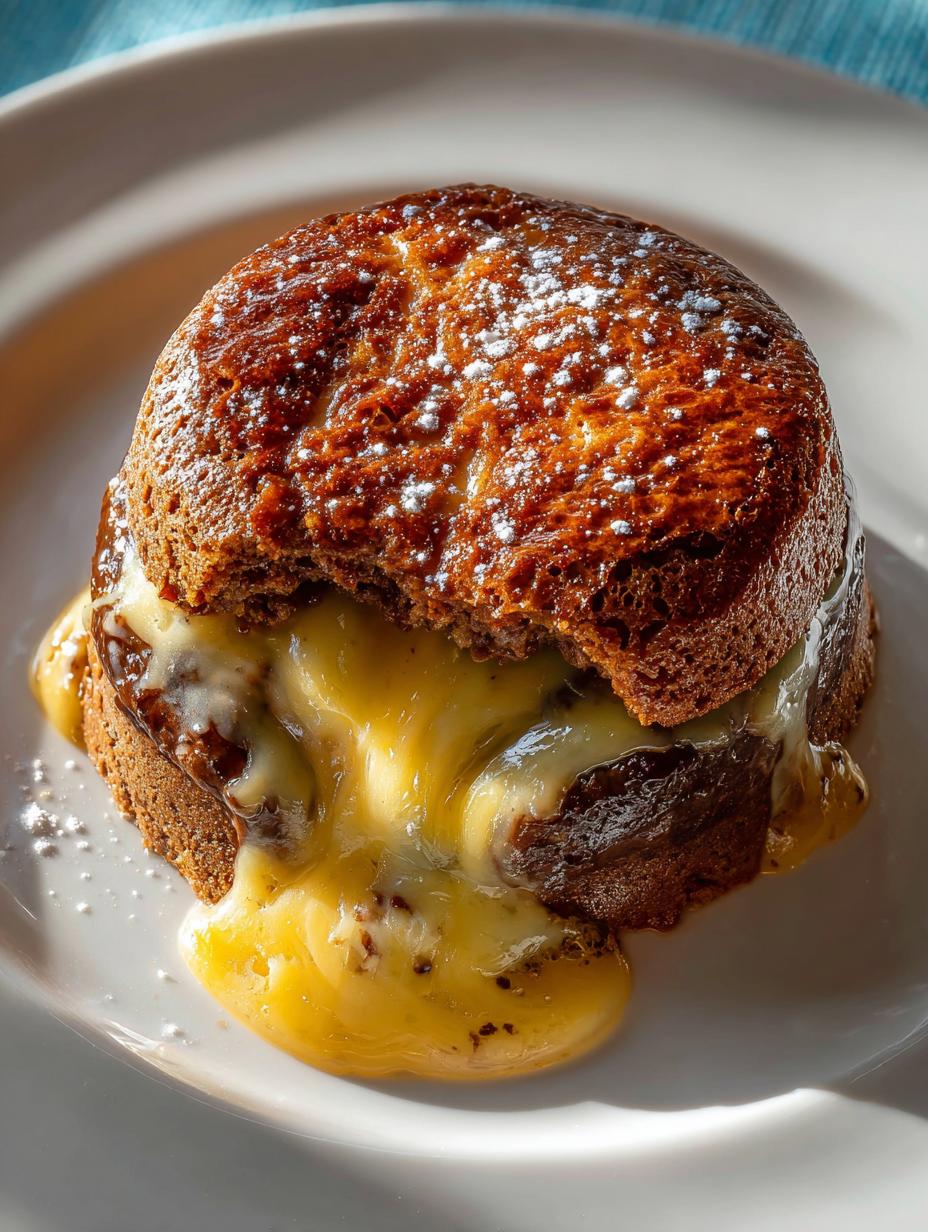 Cheeseburger Lava Cake