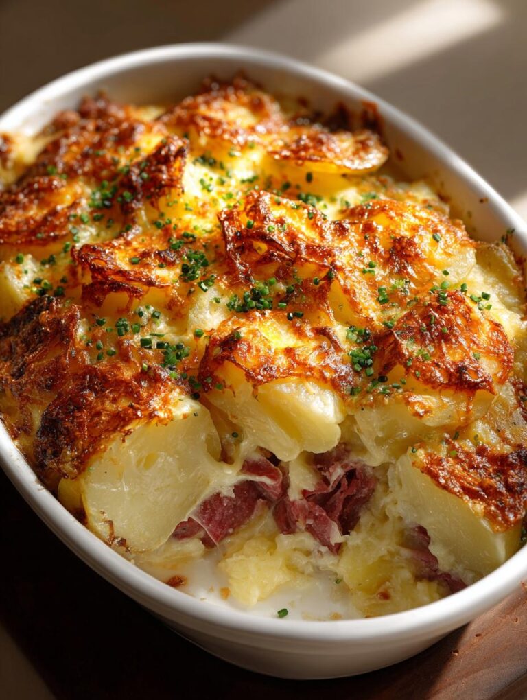 Corned Beef Potato Cheesy