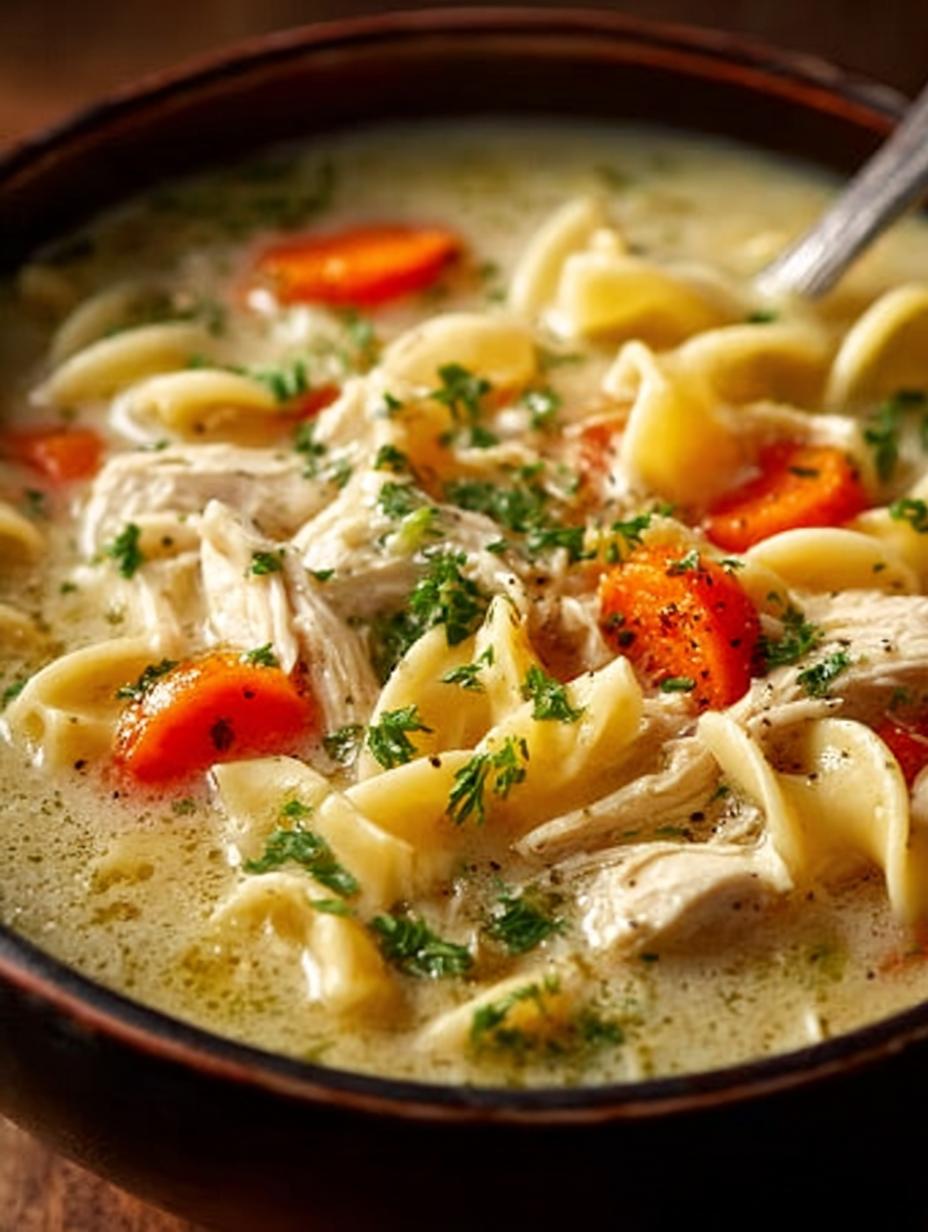 Creamy Chicken Noodle Soup