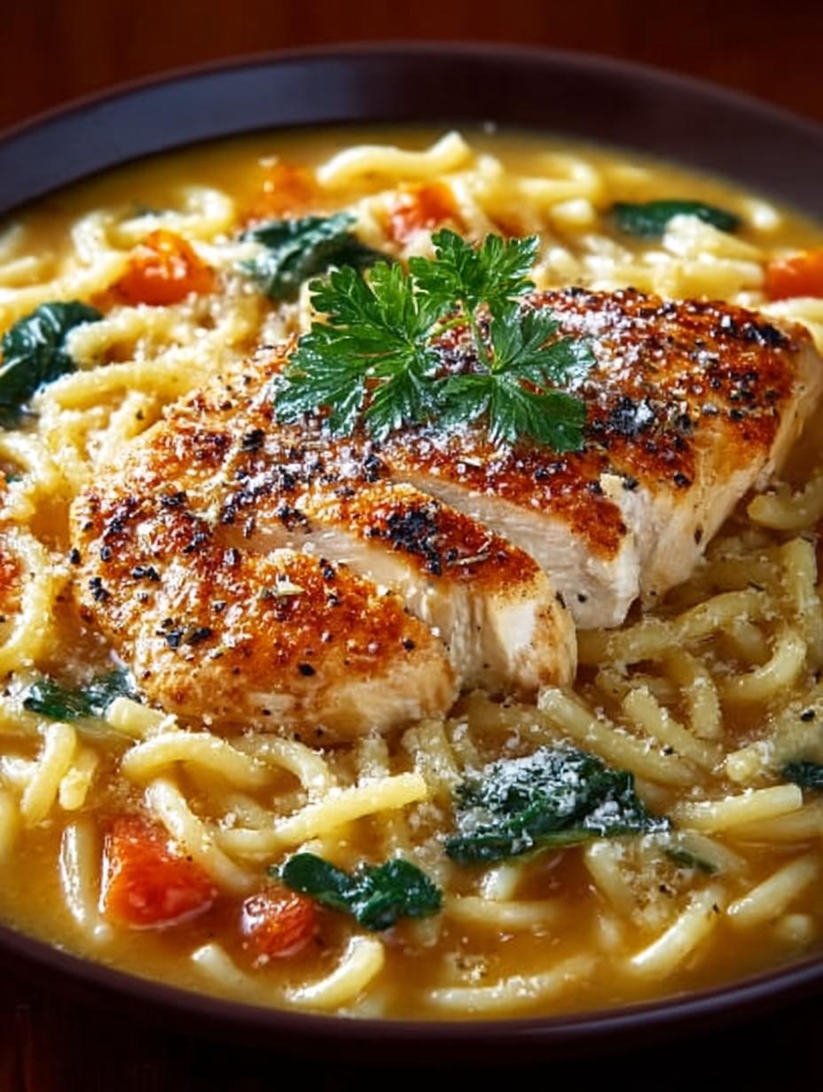 Delicious Creamy Chicken Parmesan Pasta in 40 Minutes - Creamy Chicken Parmesan Pasta - additional detail