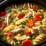 Crockpot Chicken Noodle Soup