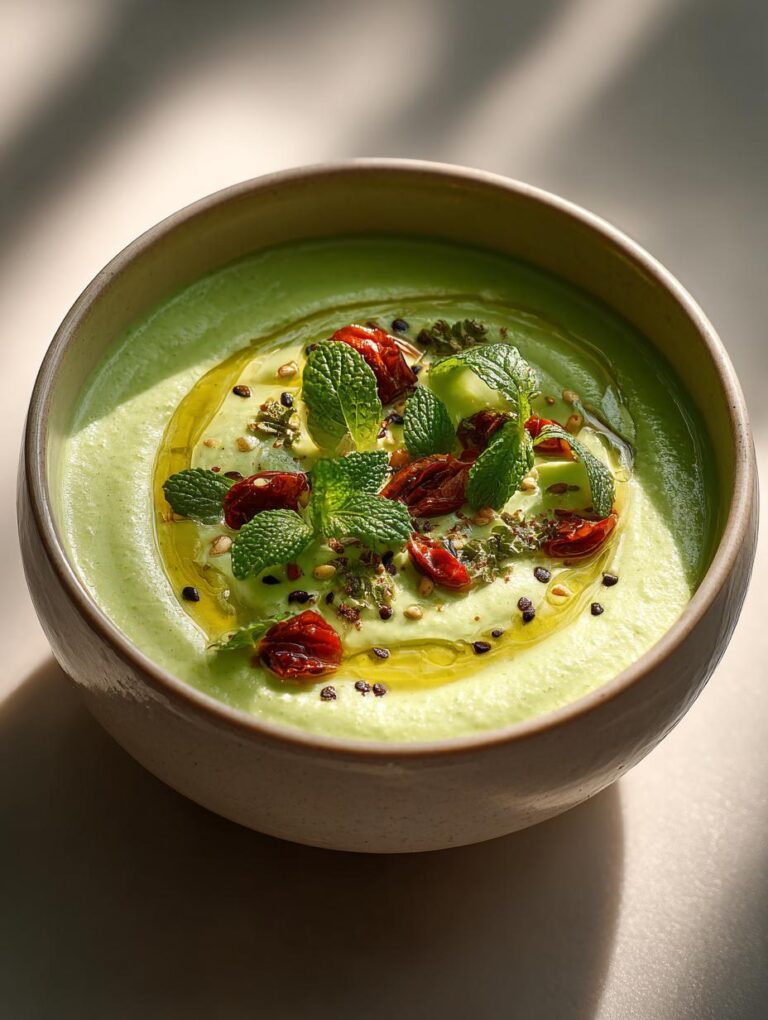 Cucumber Avocado Blender Soup