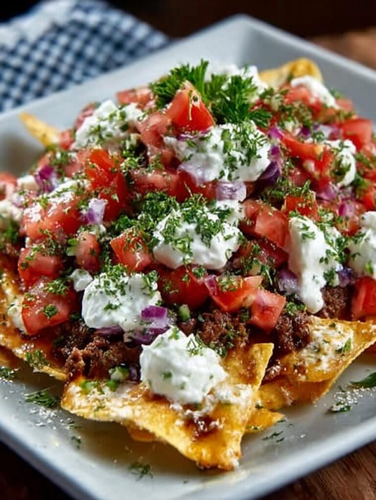 Greek Nachos Satisfy Your