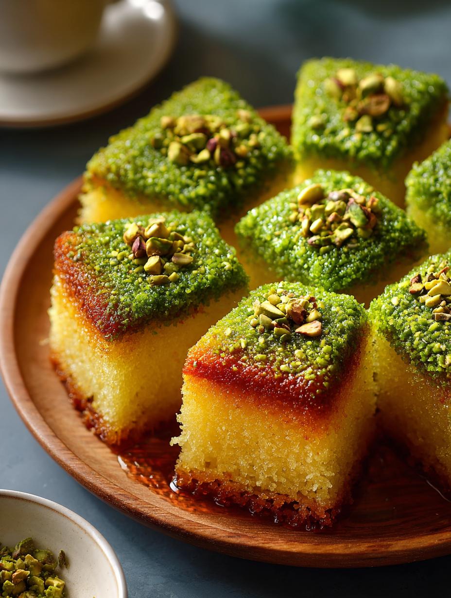 Revani with Pistachio Filling: 5 Steps to Delightful Dessert - Revani with Pistachio Filling - additional detail