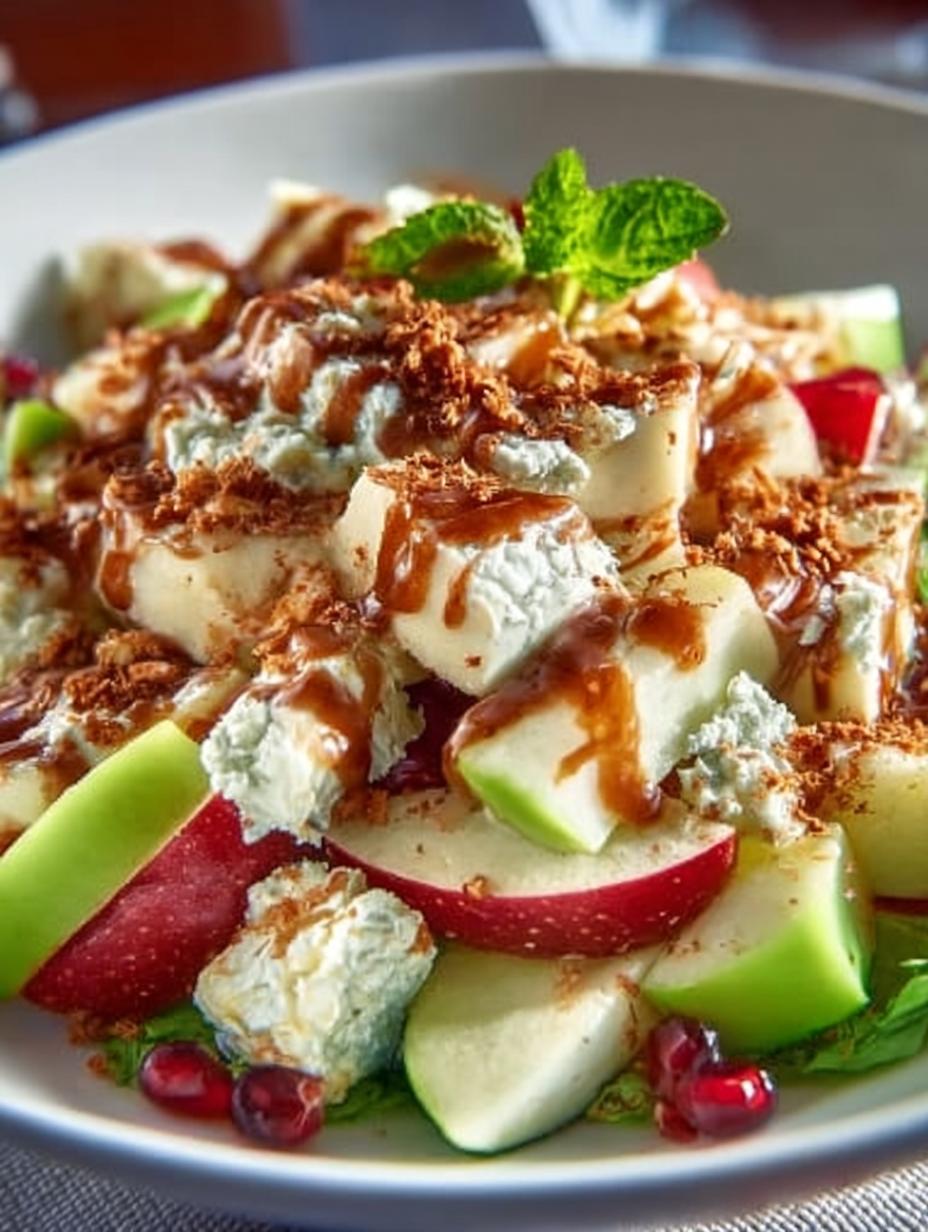 Delicious Snicker Apple Salad: A Sweet Twist on Tradition - Snicker Apple Salad - additional detail