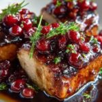 Sweet Savory Cranberry Glazed